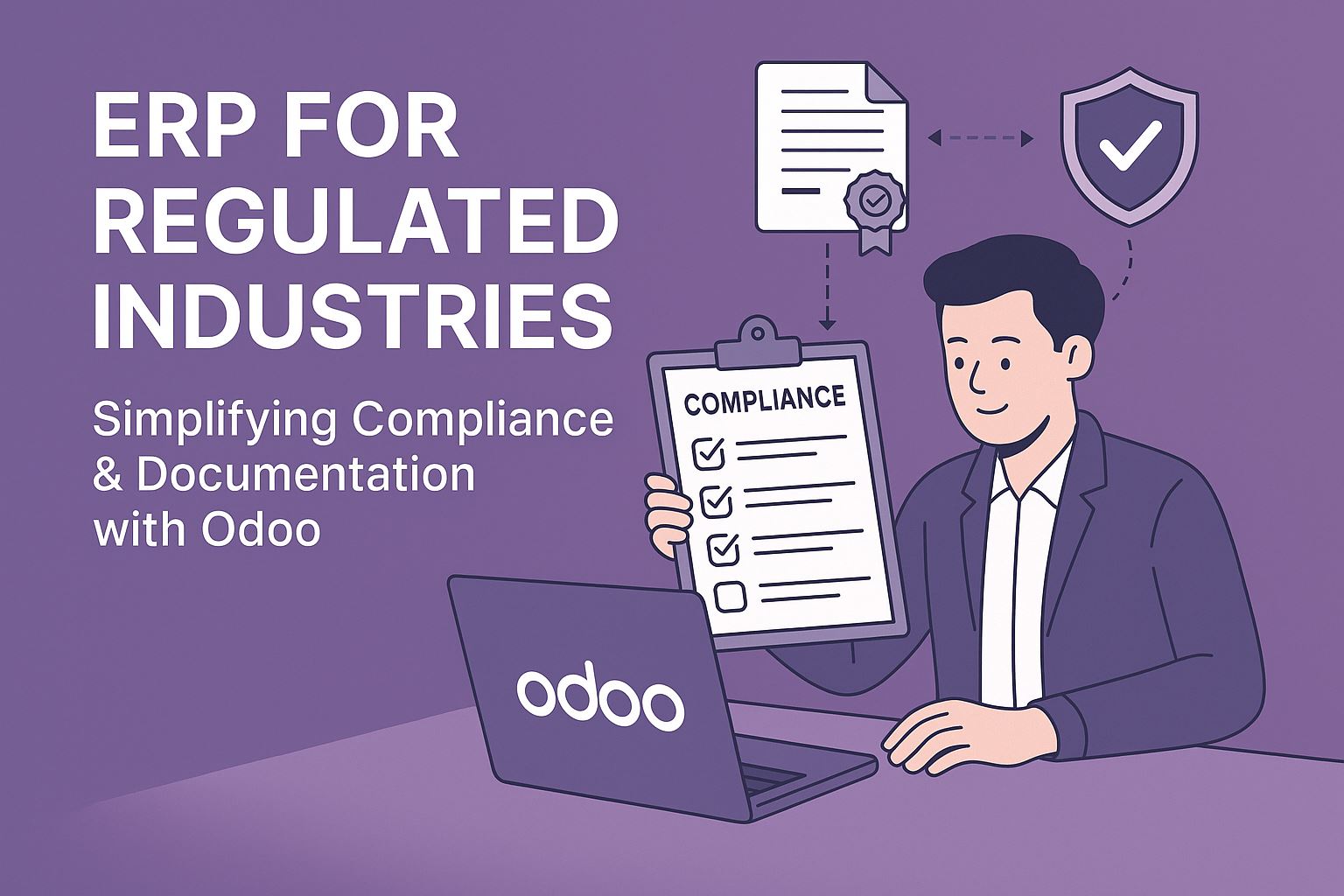 ERP for Regulated Industries: Simplifying Compliance & Documentation with Odoo