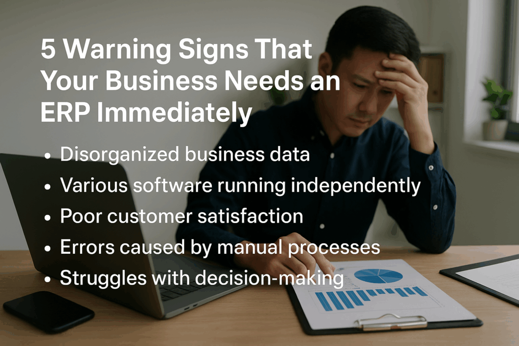 signs your business needs erp