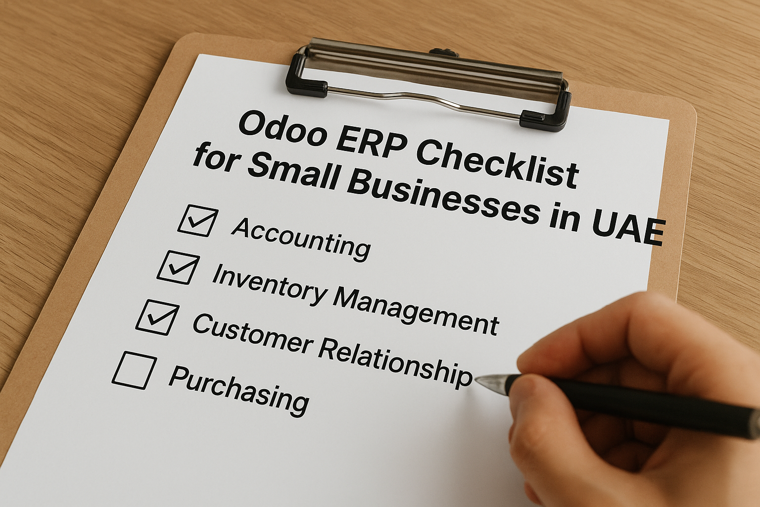 Odoo ERP Checklist UAE: A Complete Guide for Small Businesses