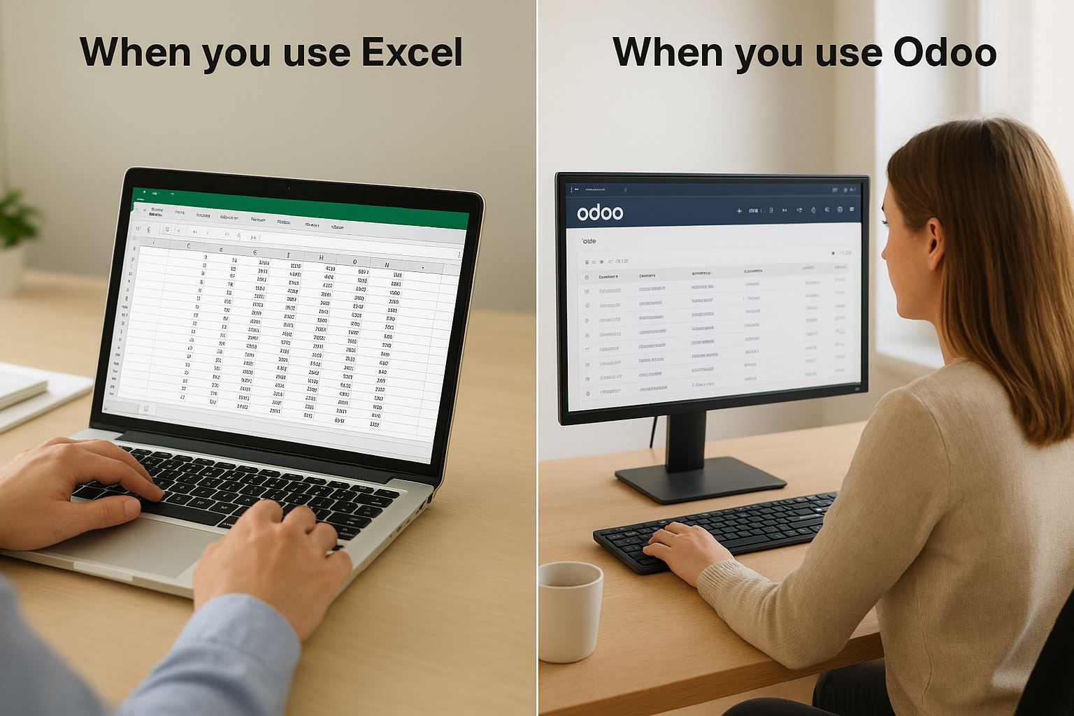 Excel vs ERP: When Spreadsheets Fall Short and Odoo Transforms Business Growth