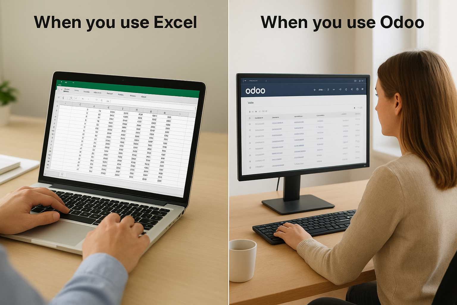 Excel vs ERP: When Spreadsheets Fall Short and Odoo Transforms Business Growth