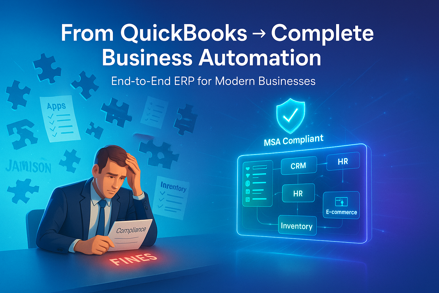 Why QuickBooks Users Choose OdooVizion for End-to-End Business Automation
