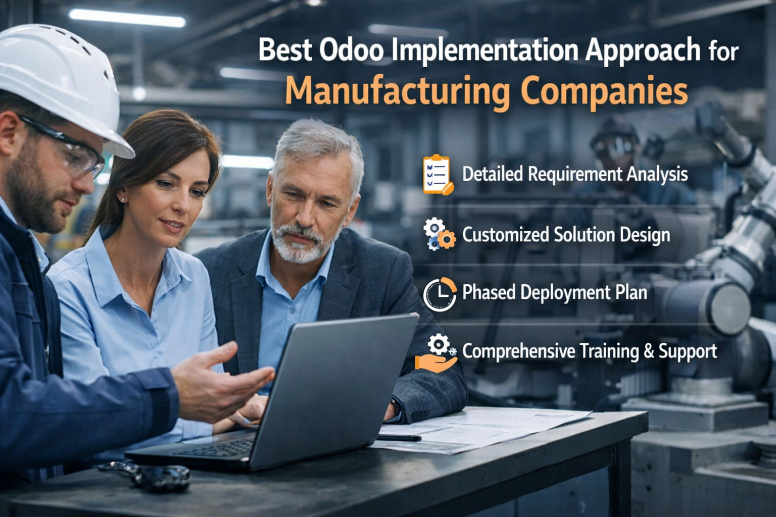 Best Odoo Implementation Approach for Manufacturing Companies