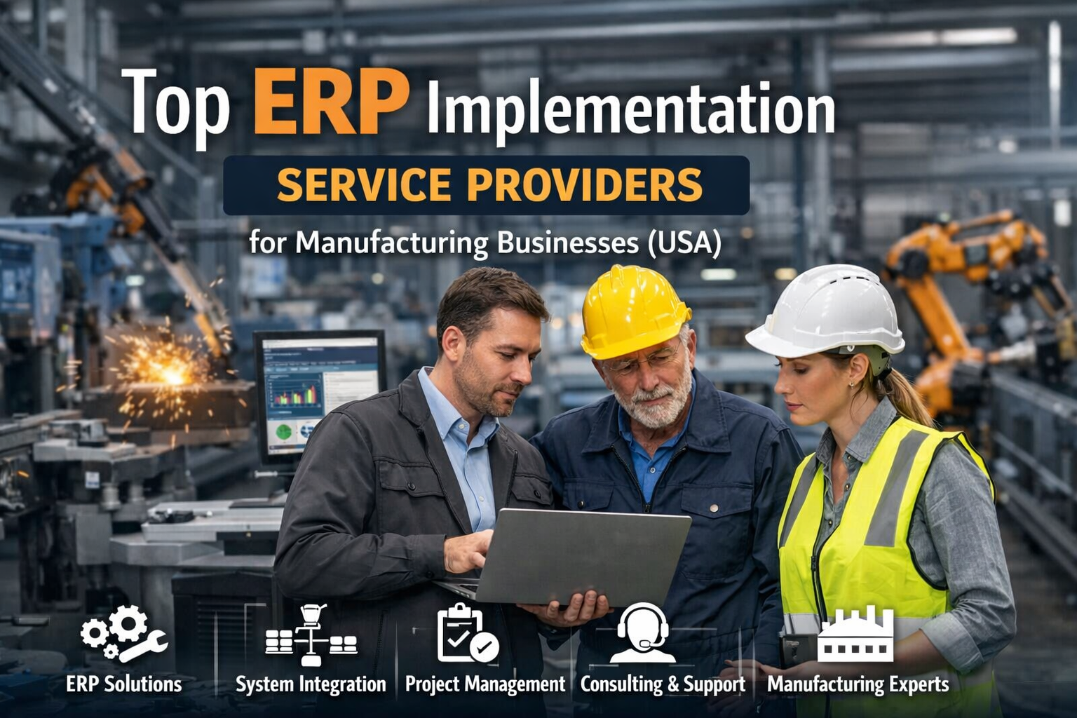 Top ERP Implementation Service Providers for Manufacturing Businesses (USA)