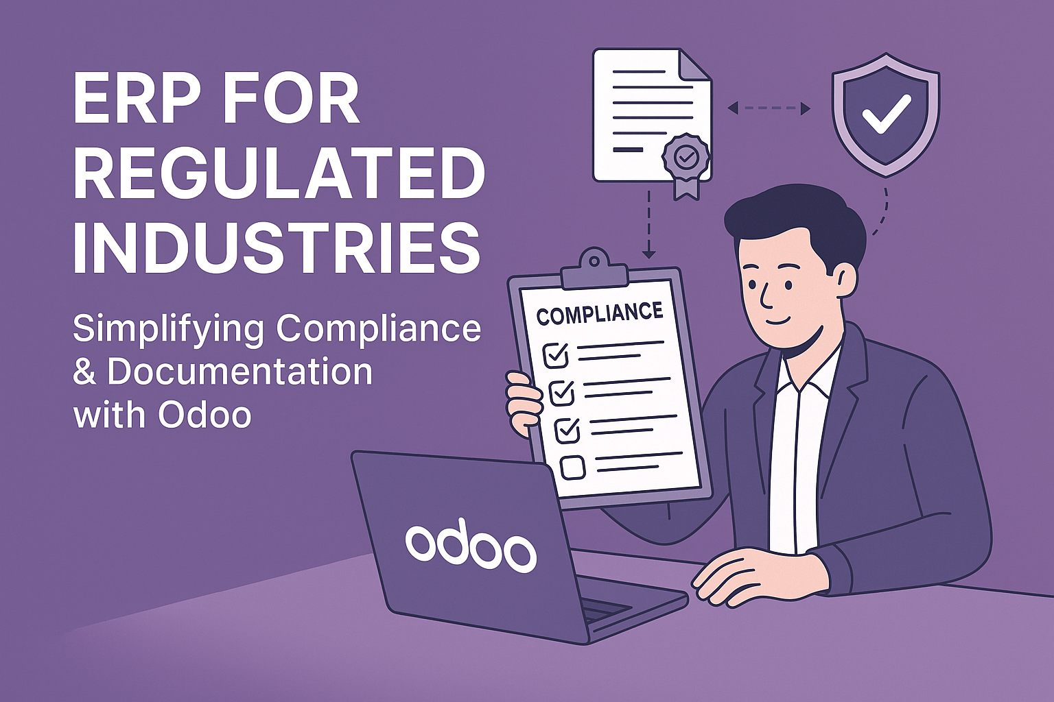 Read more about the article ERP for Regulated Industries: Simplifying Compliance & Documentation with Odoo