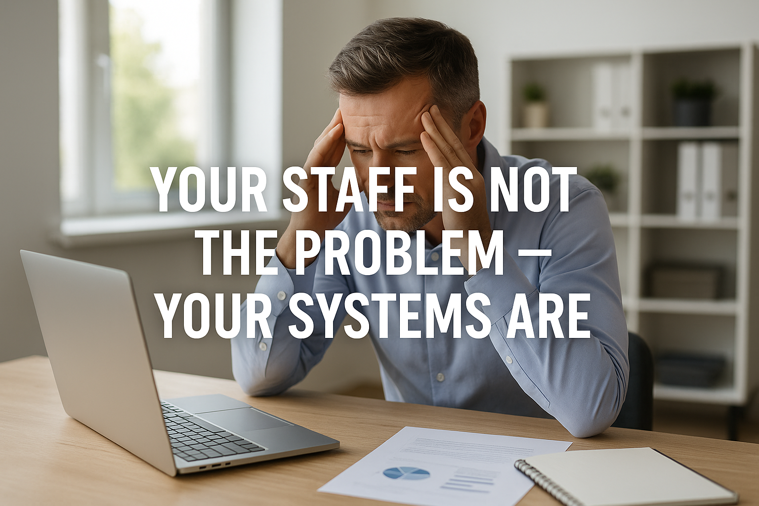 Read more about the article Your Staff Is Not the Problem — Your Systems Are (How ERP Improves Productivity)