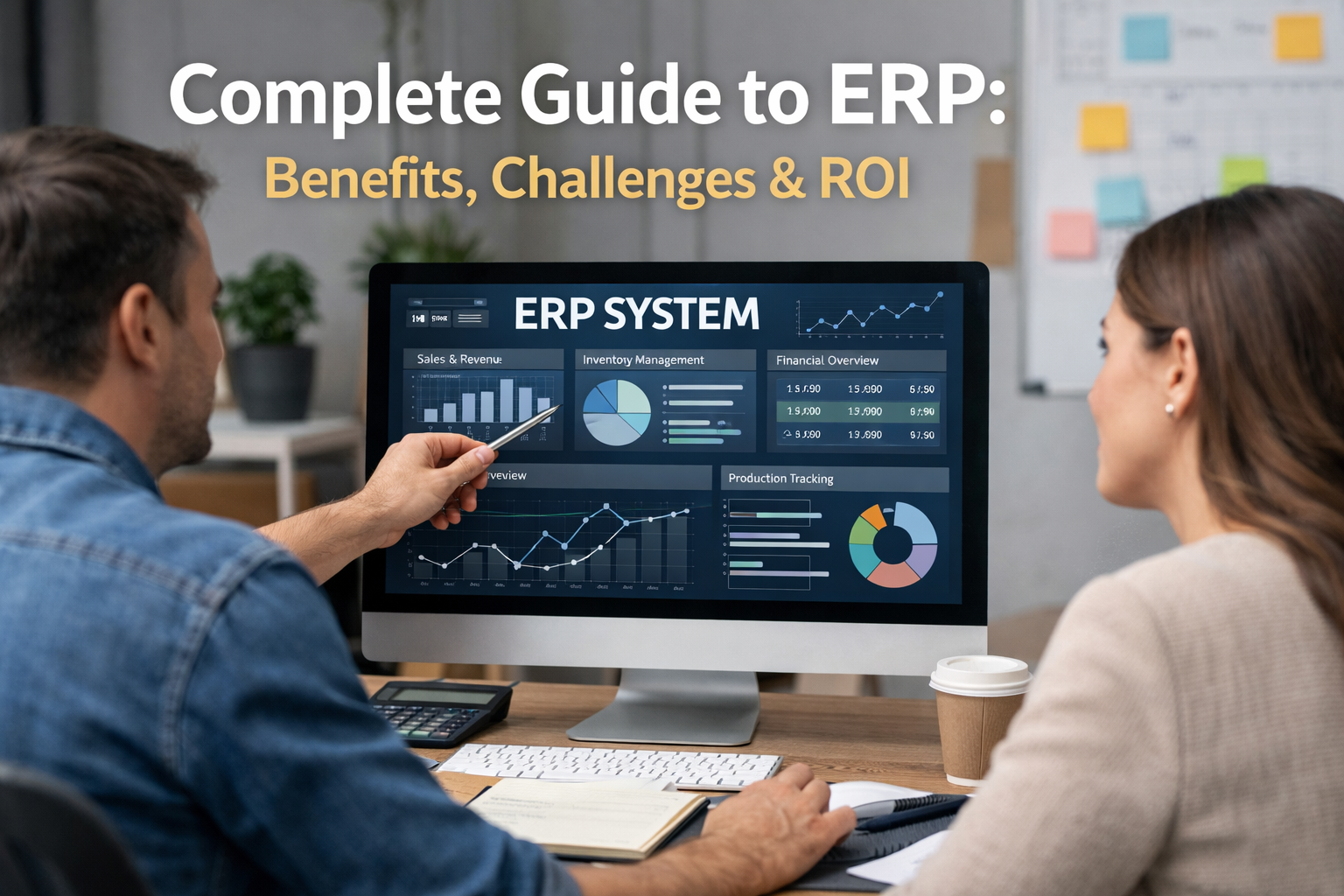 Read more about the article Complete Guide to ERP: Benefits, Challenges & ROI