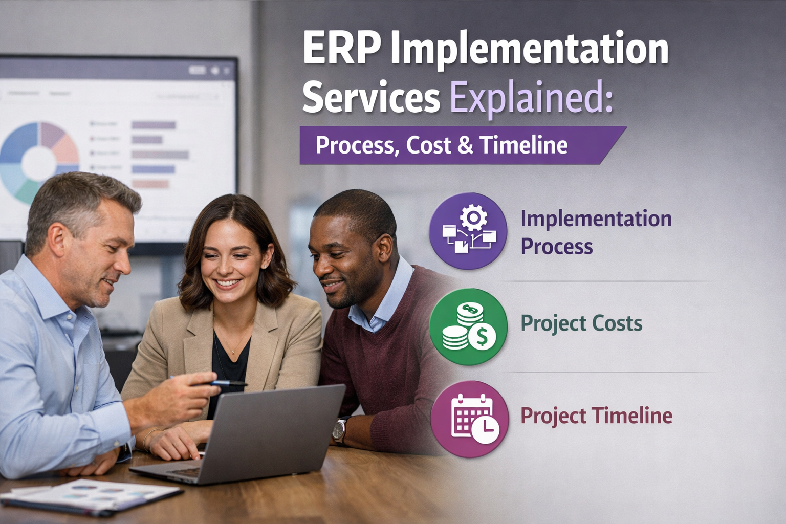 Read more about the article ERP Implementation Services Explained: Process, Cost & Timeline