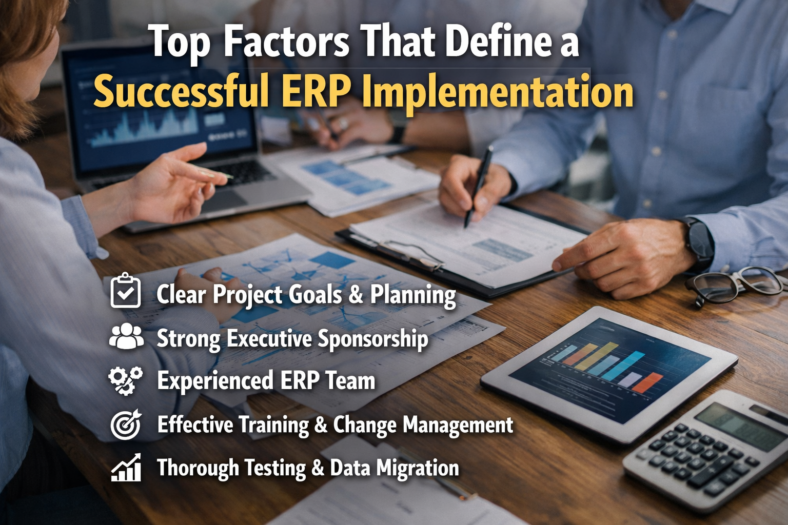 Read more about the article Top Factors That Define a Successful ERP Implementation